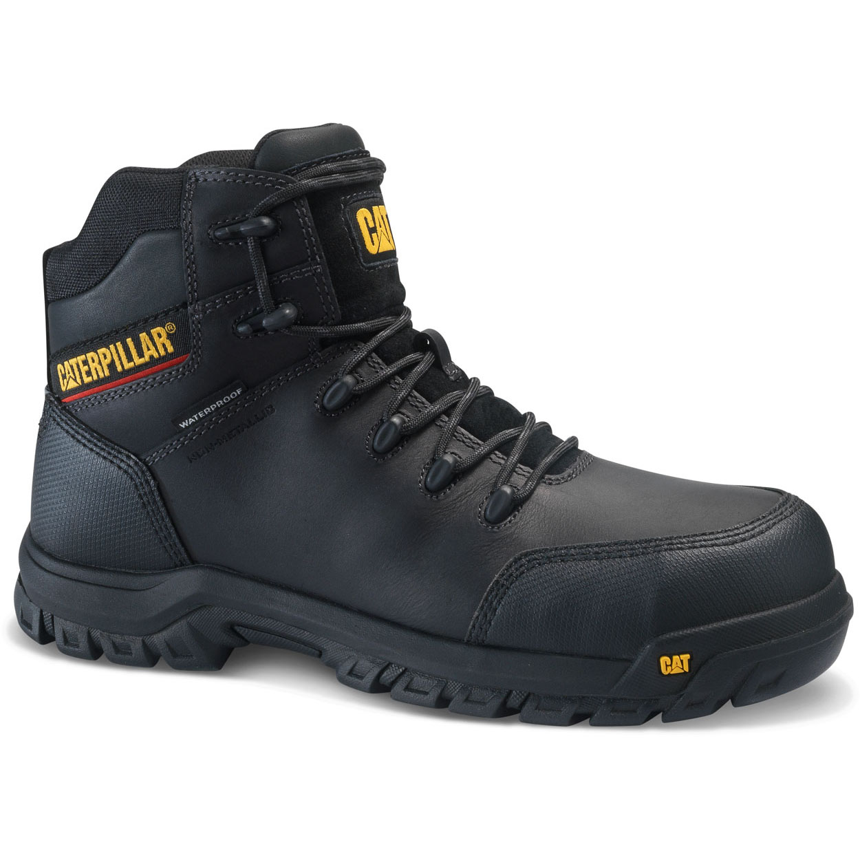 Men's Caterpillar Resorption Safety Boots Black Ireland LBWO02971